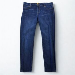 Kut from the Kloth Viv Jeans Womens 12 Toothpick Skinny Dark Wash Stretch Denim